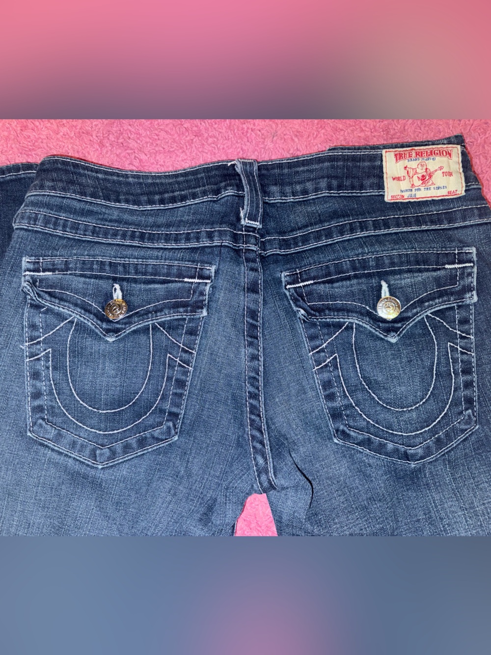True Religion Women's Jeans with Signature Back Pockets